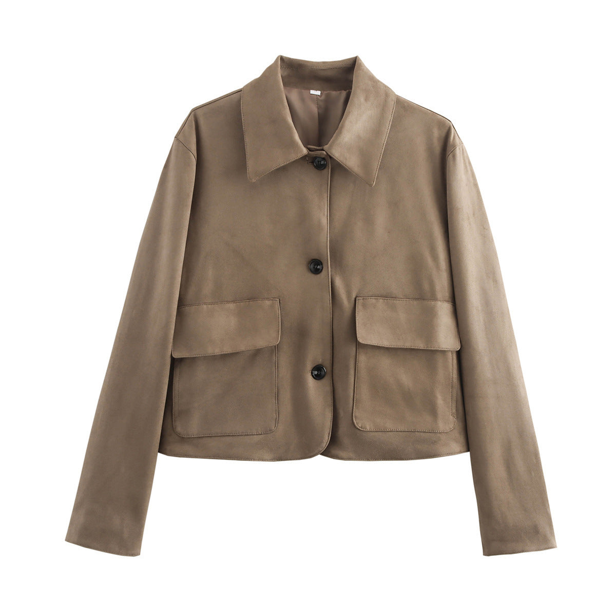 Suede Lapel Jacket - Finuella