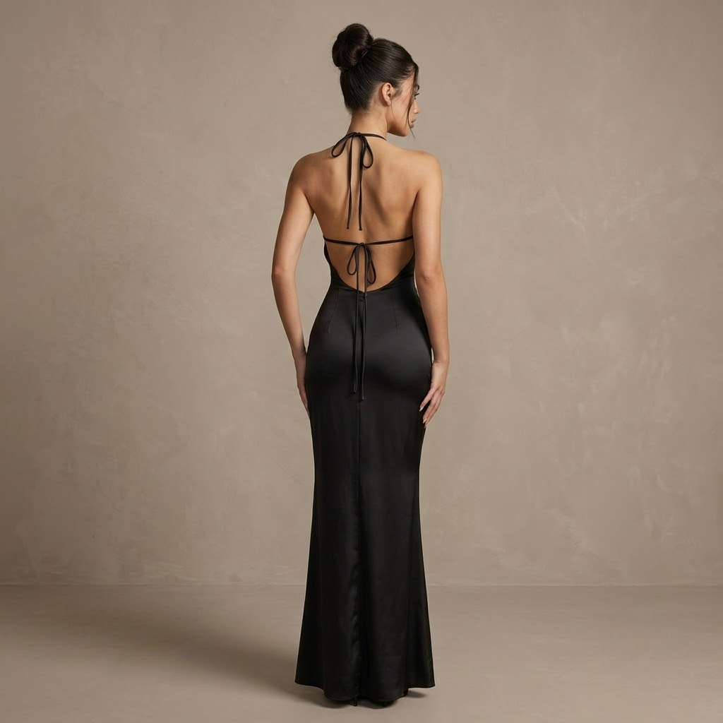 Stylish Satin Dress