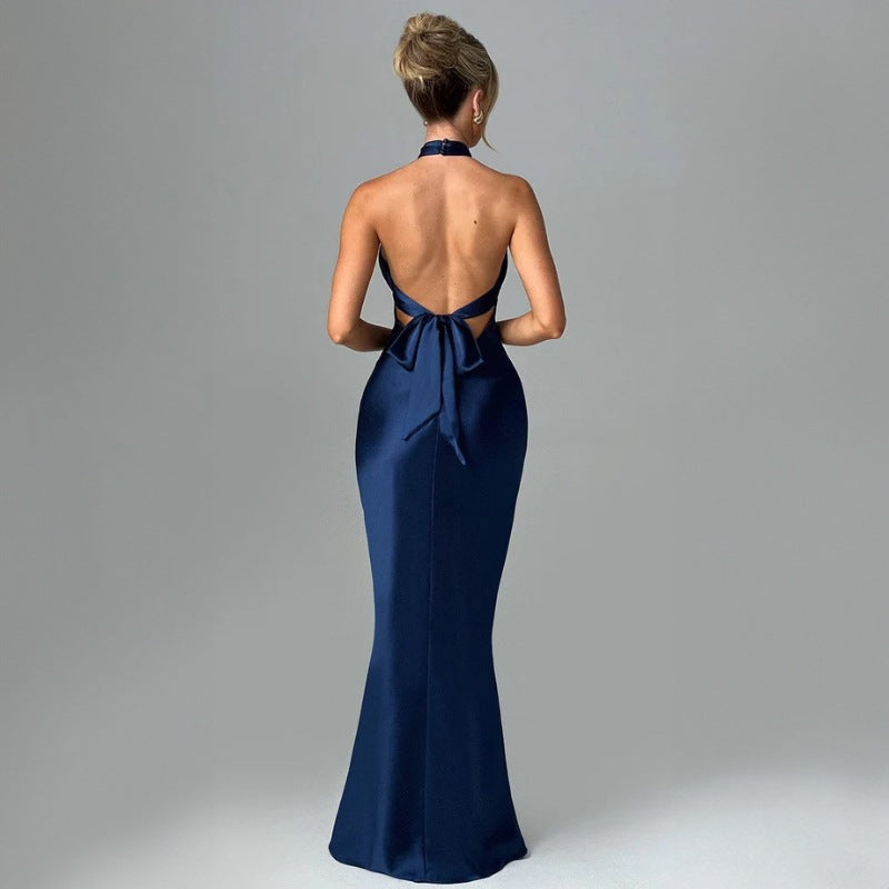 Satin Open Back