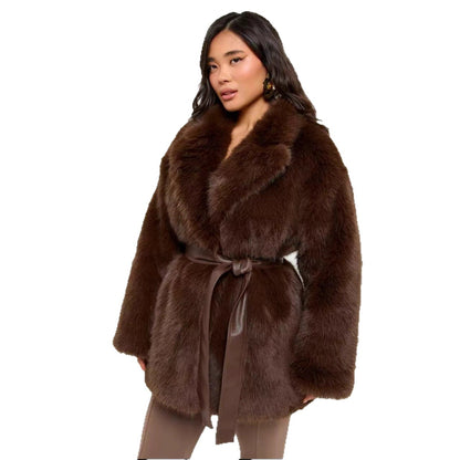 Warm Belted Coat