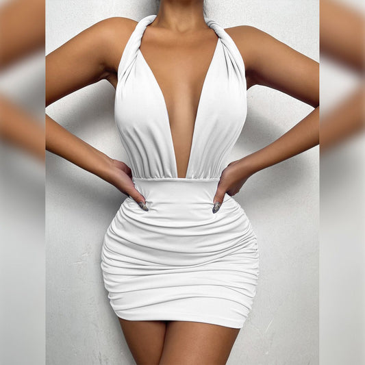 Deep V Ruched