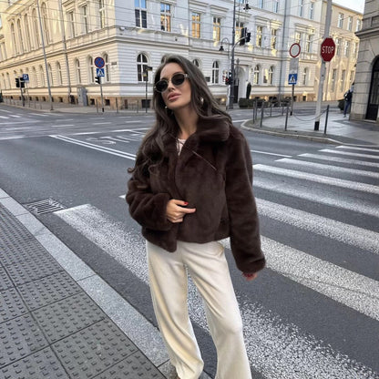 Stylish Fur Outerwear