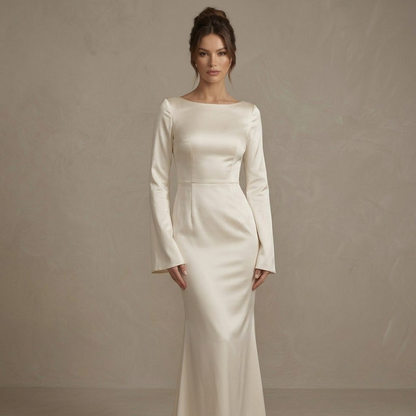 White Satin Sleeve
