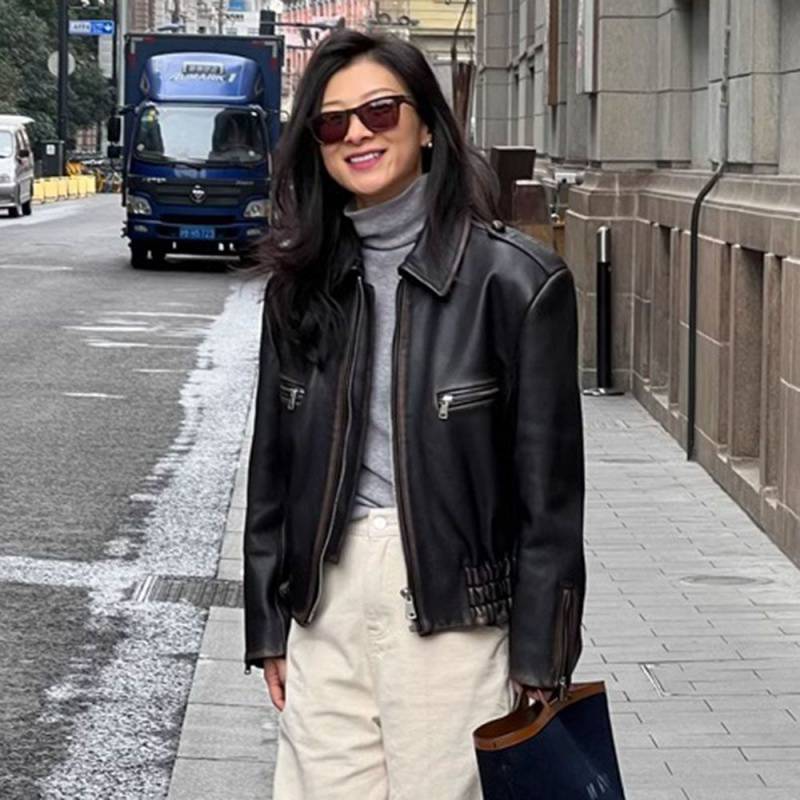 Edgy Leather Jacket