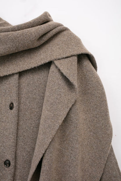 Long Scarf Coat