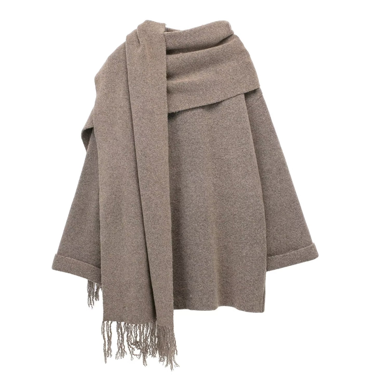 Long Scarf Coat