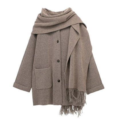 Long Scarf Coat