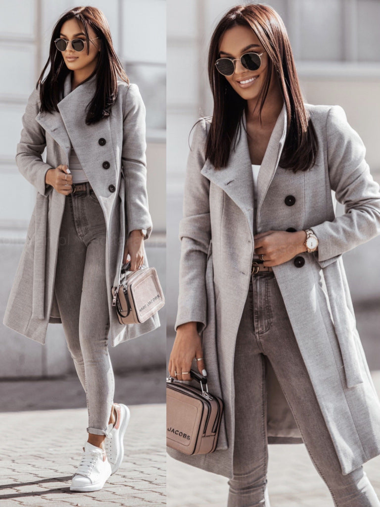 Cavallini Luxe: Wool Lace-Up Coat