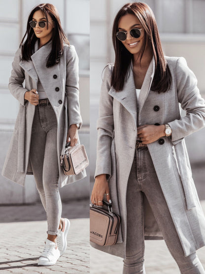 Cavallini Luxe: Wool Lace-Up Coat