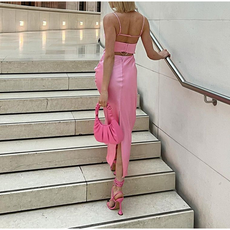 Elegant Satin Dress
