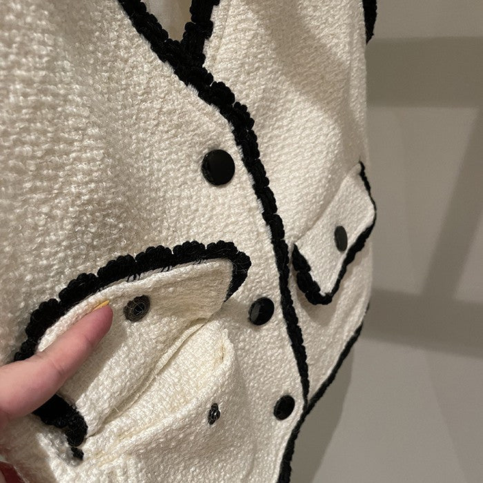 Women's Fashion Simple Wool Horse Jacket