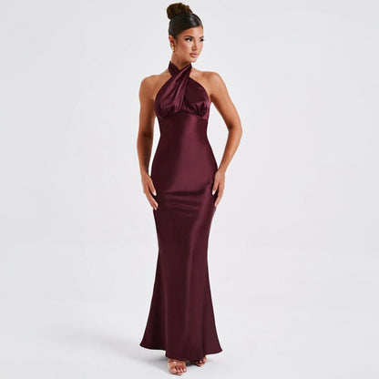 Satin Open Back