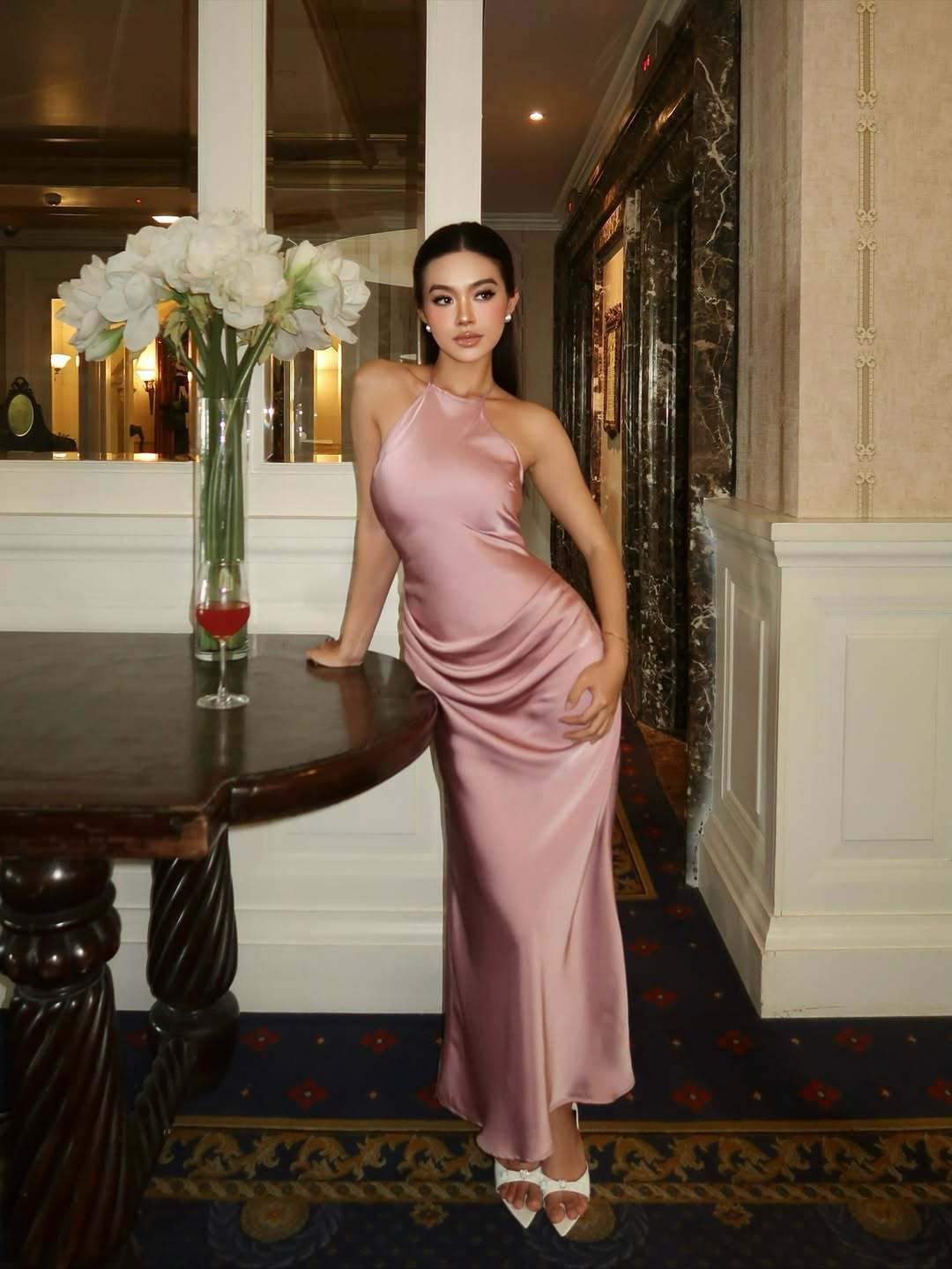Stylish Satin Dress