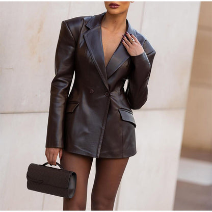 Tailored Leather Elegance