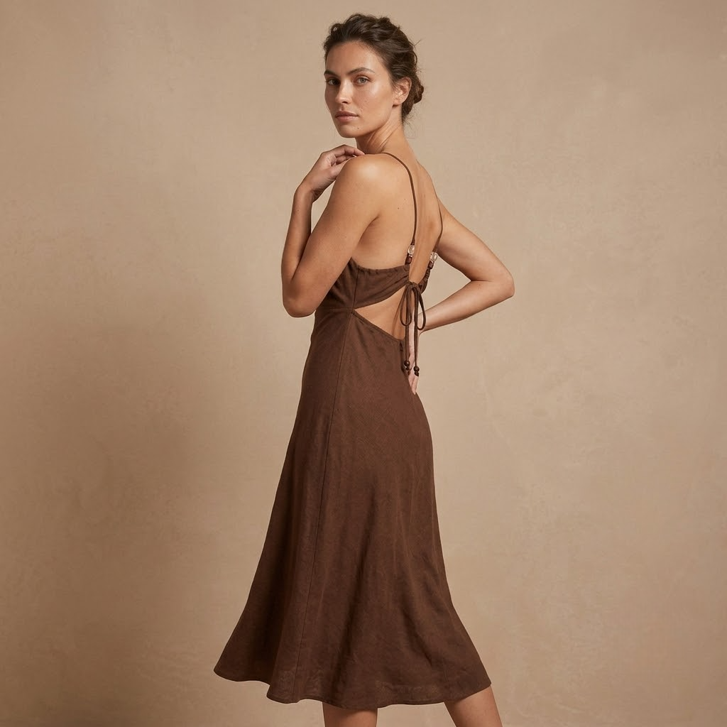 Chocolate Silk Slip