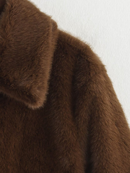 Stylish Fur Outerwear