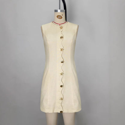 Gold Button Mini