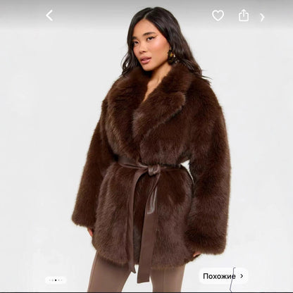 Warm Belted Coat