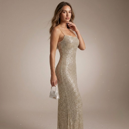 Crystal Strap Maxi