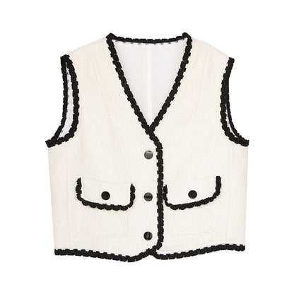 Women's Fashion Simple Wool Horse Jacket