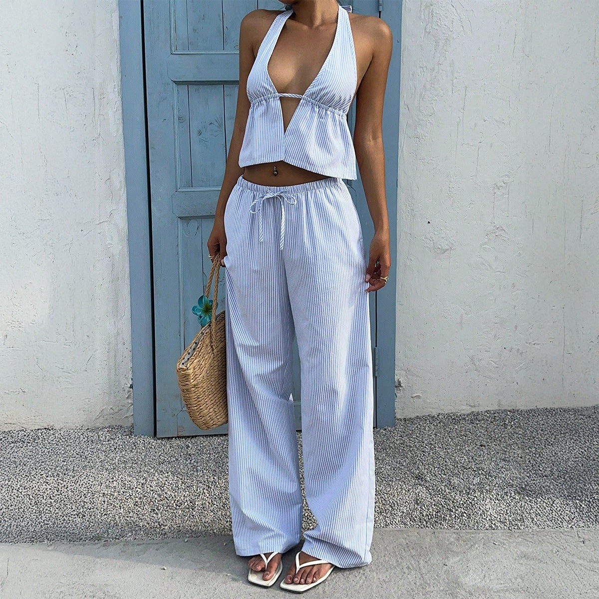 Linen Halter Set