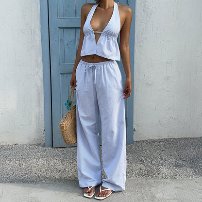 Linen Halter Set