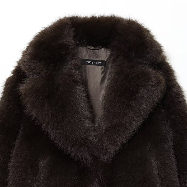 Artificial Fur Short Coat Jacket