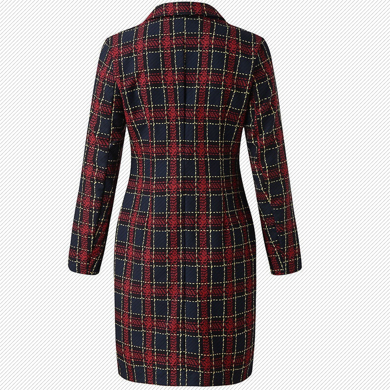 Plaid Business Dress