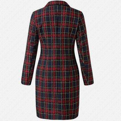 Plaid Business Dress