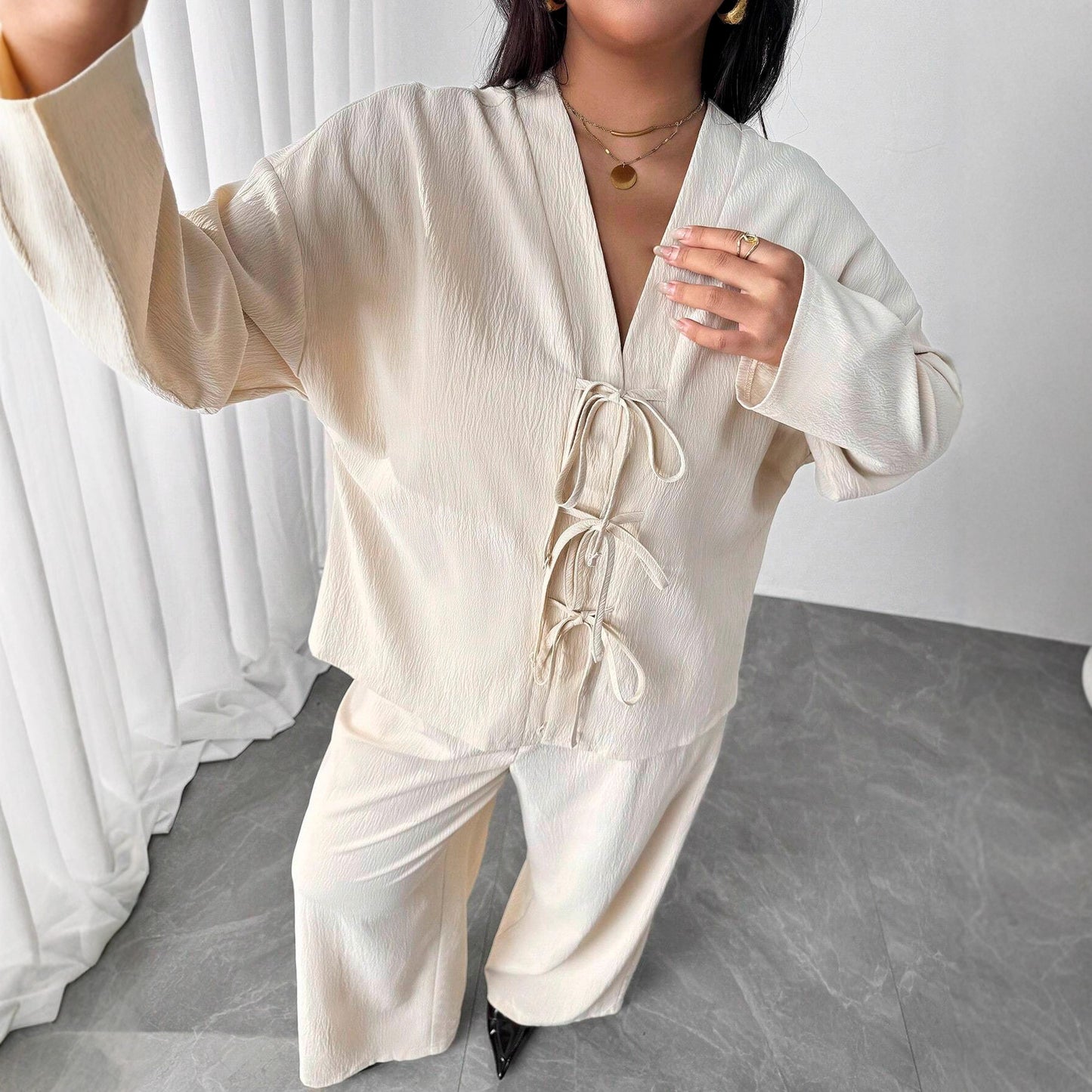 Tie Front Set