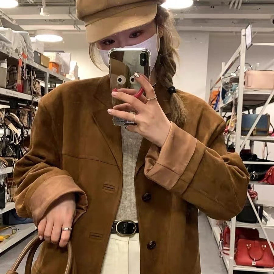 Luxurious Vintage Suede
