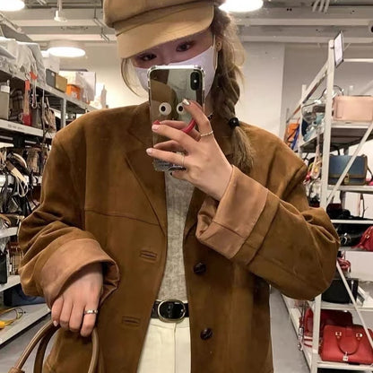 Luxurious Vintage Suede