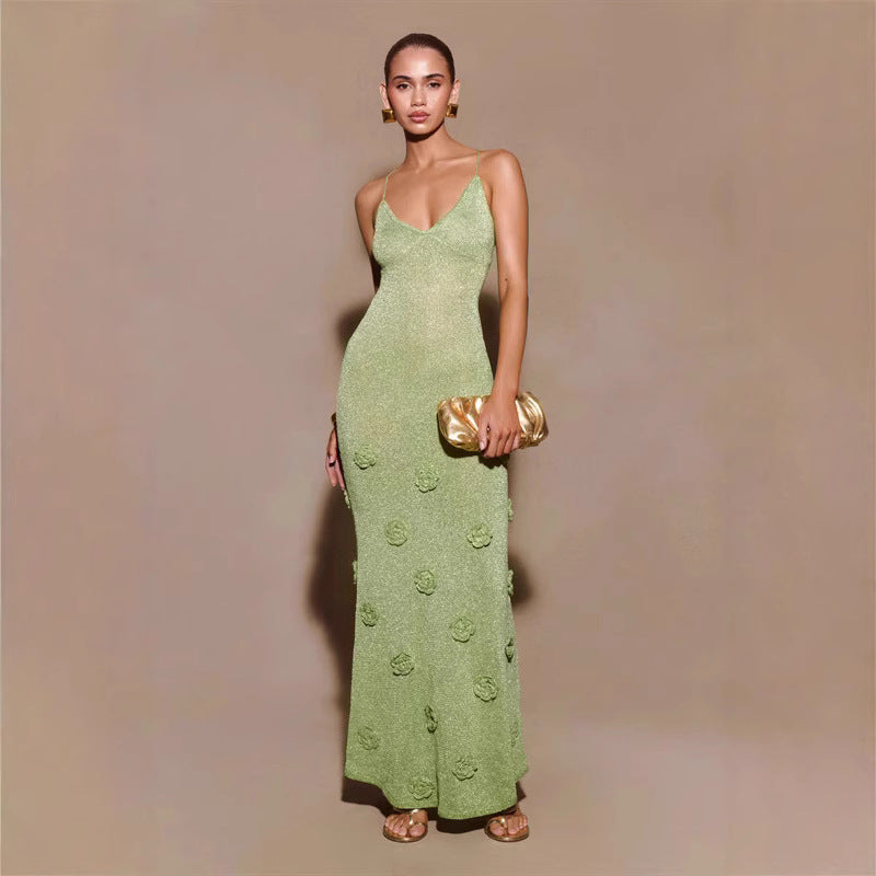 Floral Crochet Dress