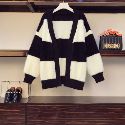 Fashion loose sweater cardigan