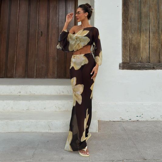 Floral Sheer Set
