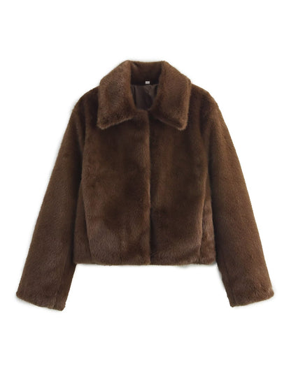 Stylish Fur Outerwear