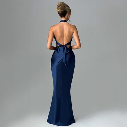 Satin Open Back