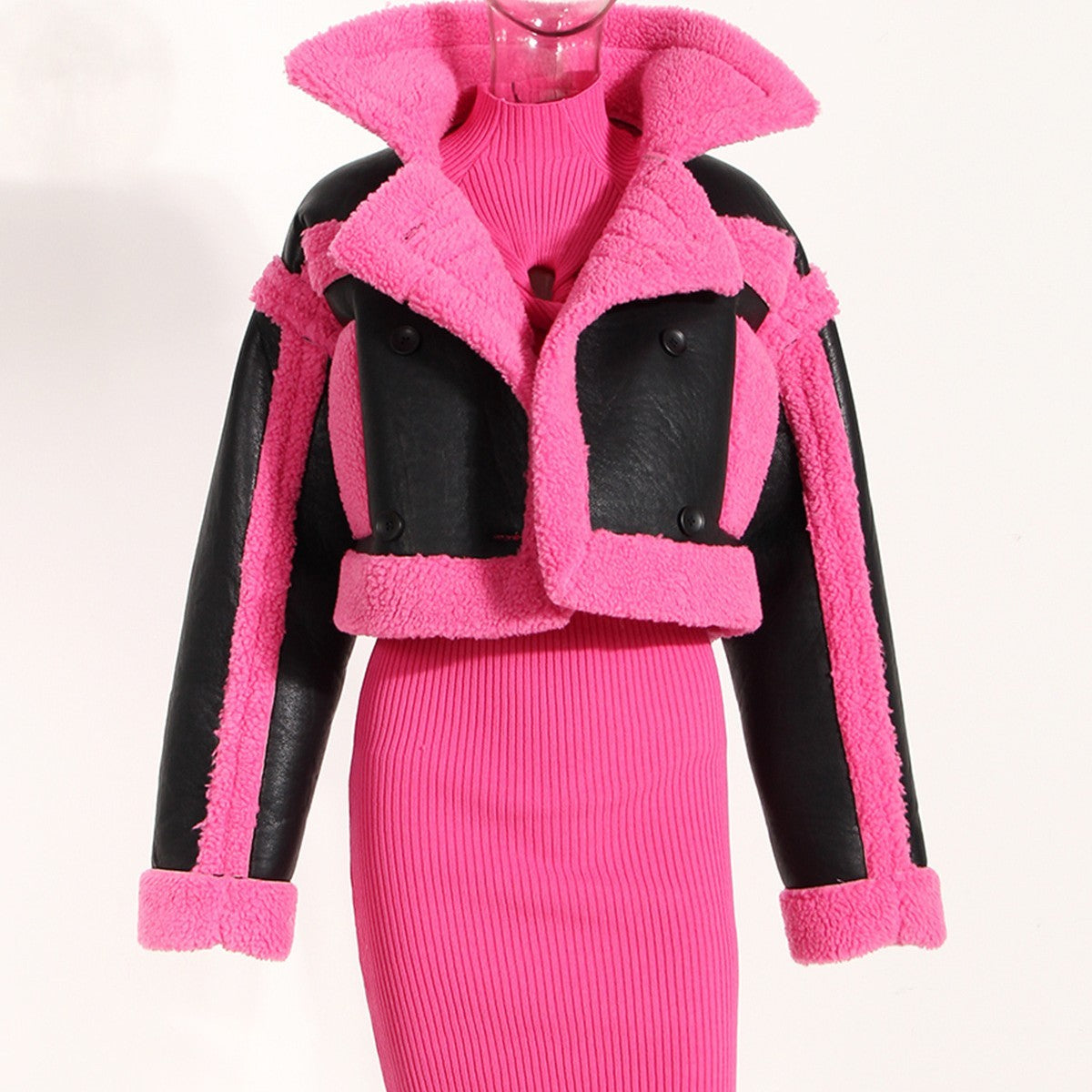 European And American Gas Field Explosion Street Big Lapel Motorcycle Jacket