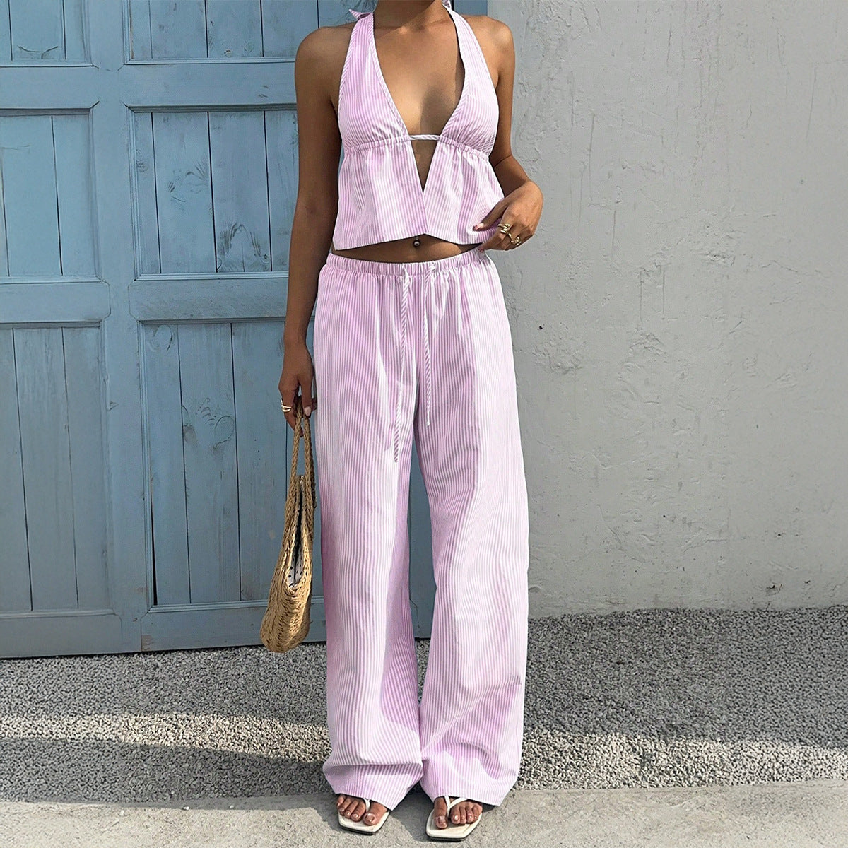Linen Halter Set