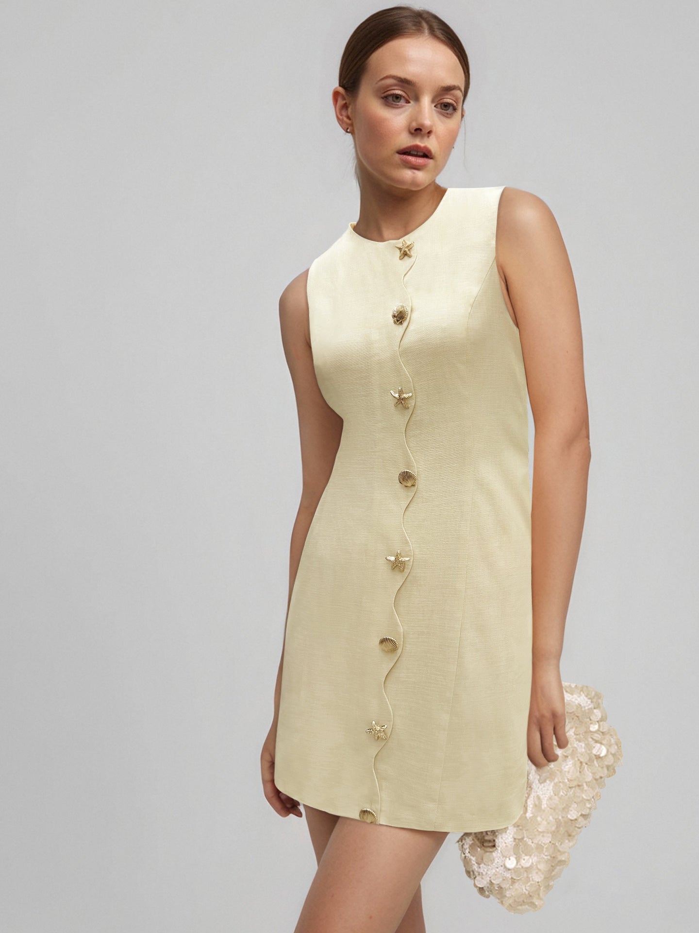 Gold Button Mini