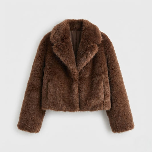 Faux Fur Coat Female Short Chic