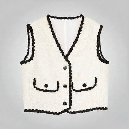 Women's Fashion Simple Wool Horse Jacket