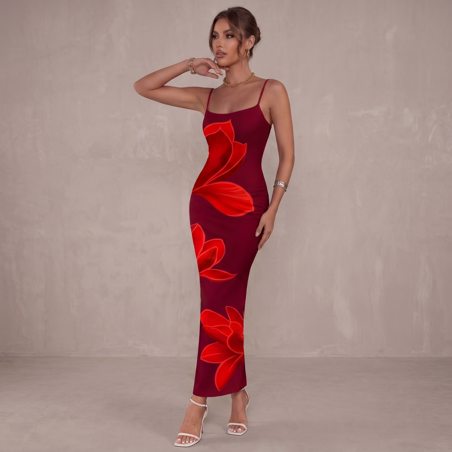 Velvet Flame Dress