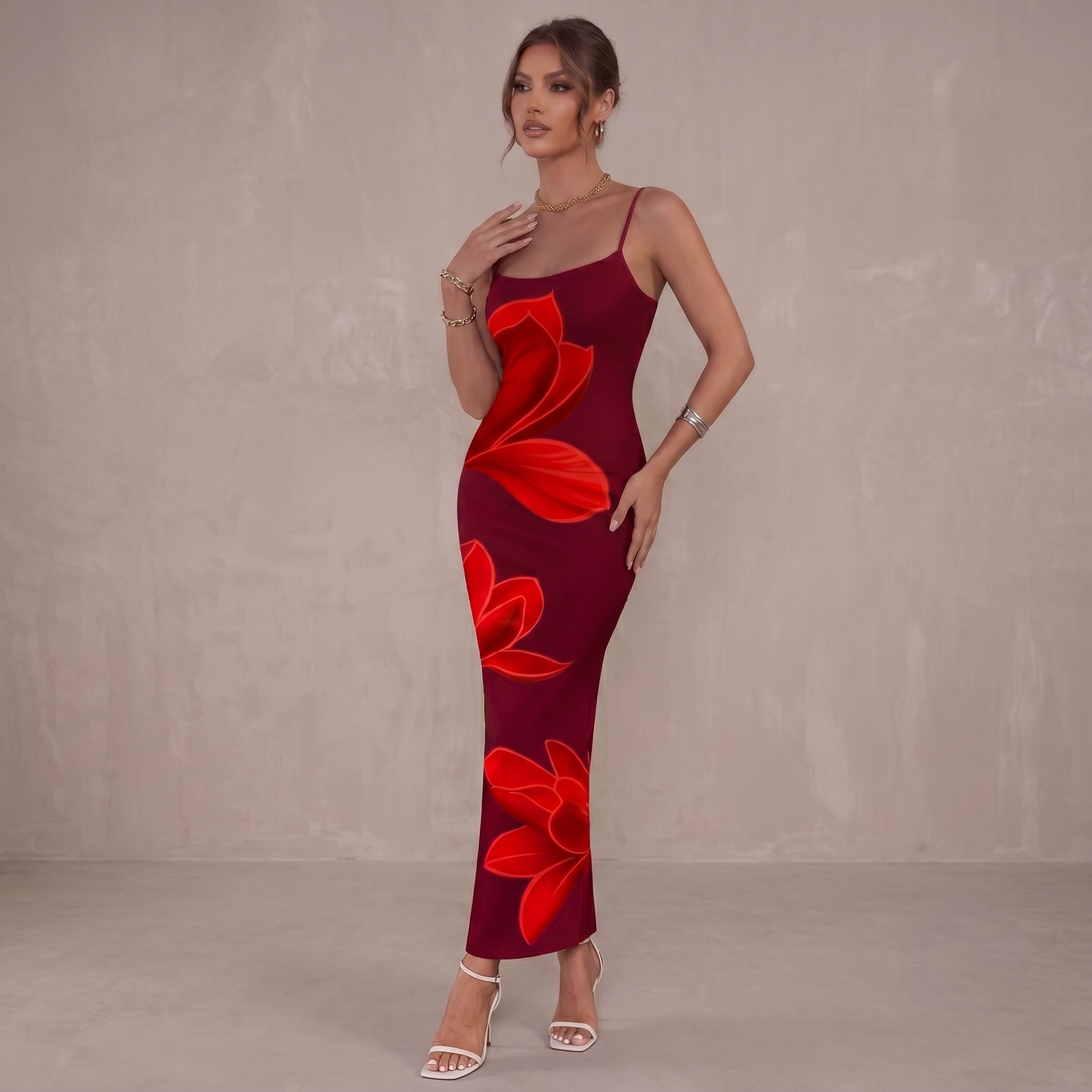 Velvet Flame Dress