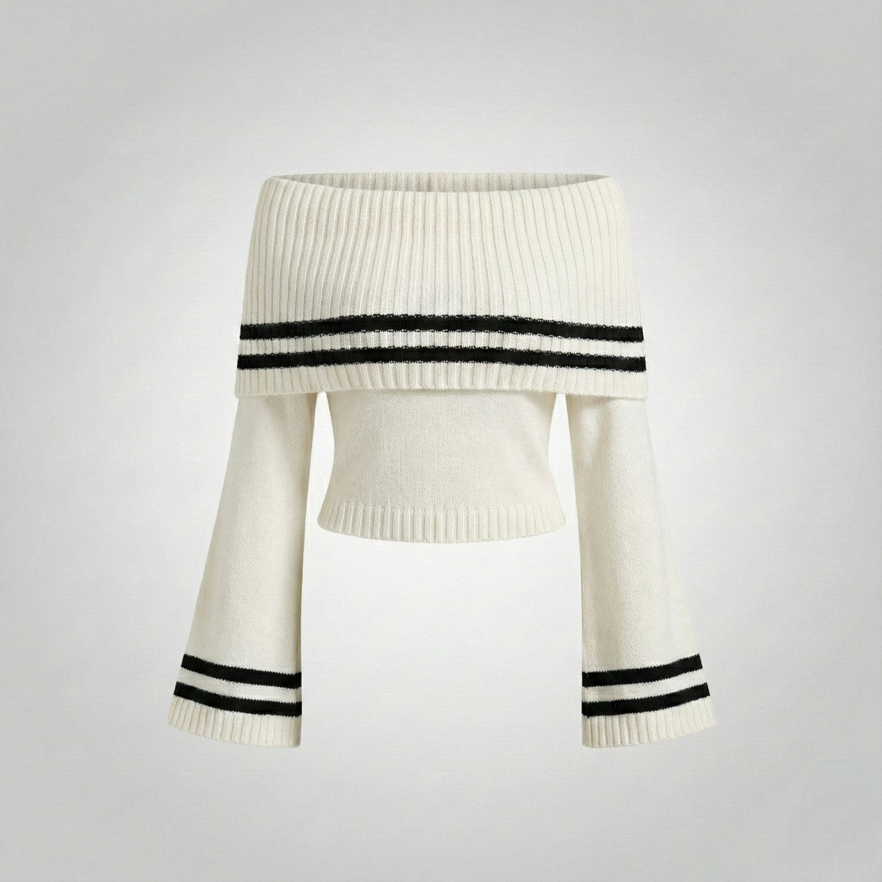 Midriff Knitted Sweater
