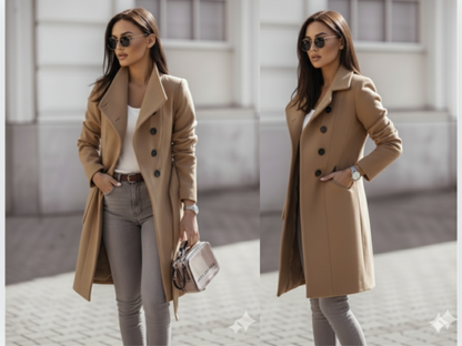 Cavallini Luxe: Wool Lace-Up Coat