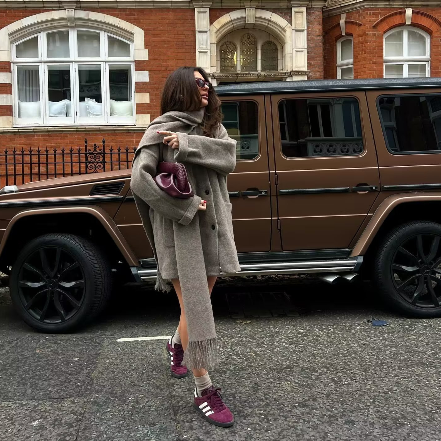 Long Scarf Coat