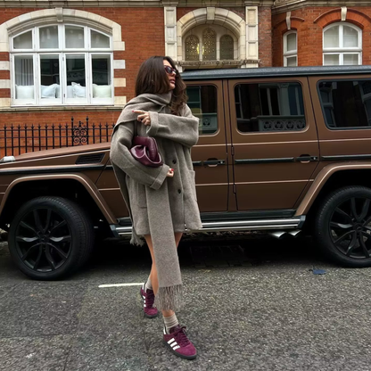 Long Scarf Coat