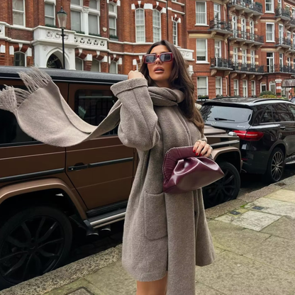 Long Scarf Coat