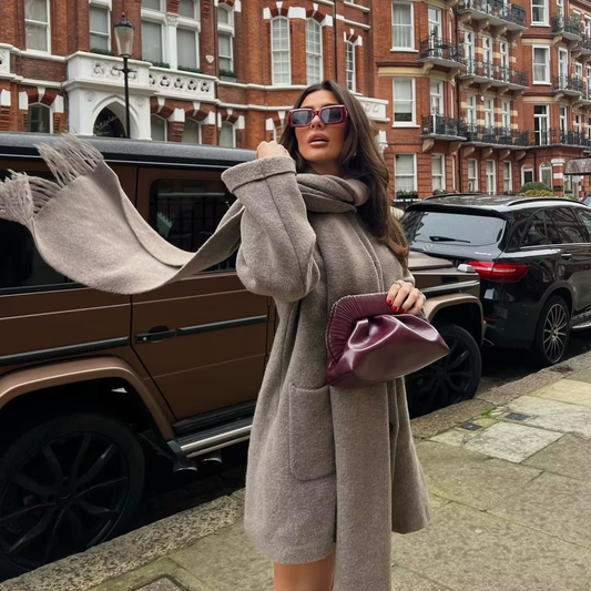 Long Scarf Coat